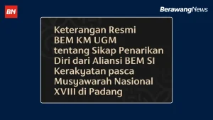 Pernyataan BEM KM UGM Keluar dari Aliansi BEM SI