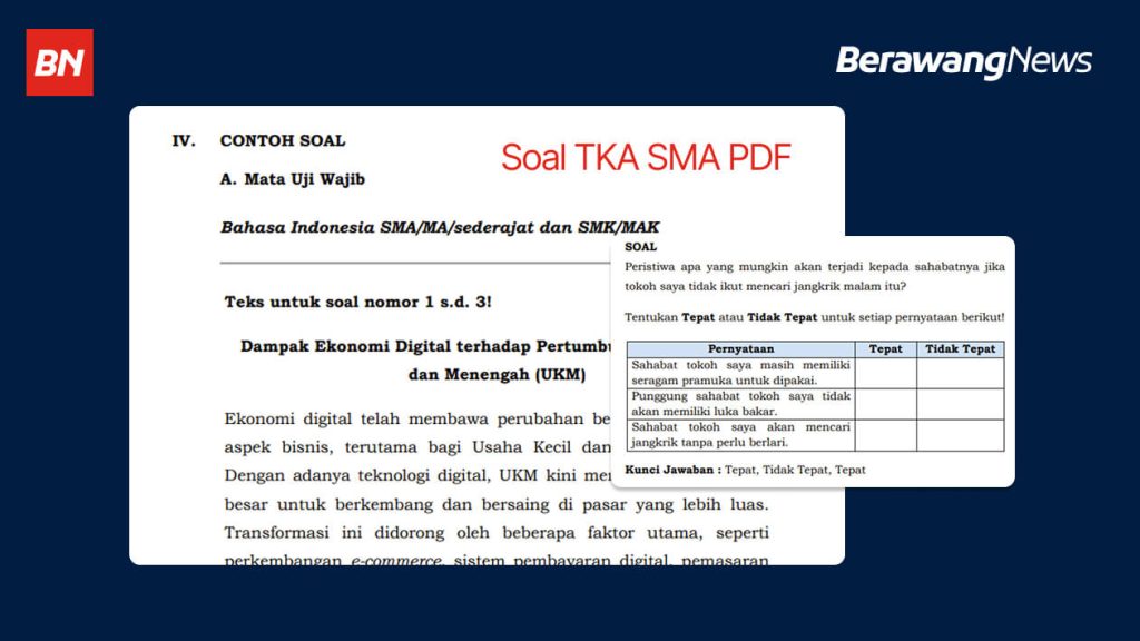Soal TKA SMA PDF