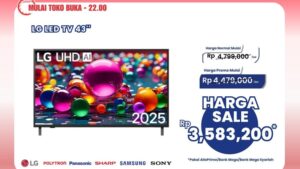 Diskon Gede TV 43 Inch Hanya di Transmart!
